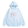 Adorable Kitten Motif Cozy Hoodie