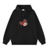 Strawberry Graphic Fun Hoodie