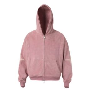 Double-Zip Distressed Street Hoodie