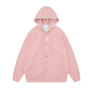 Cozy Hoodie with Shell & Starfish Design